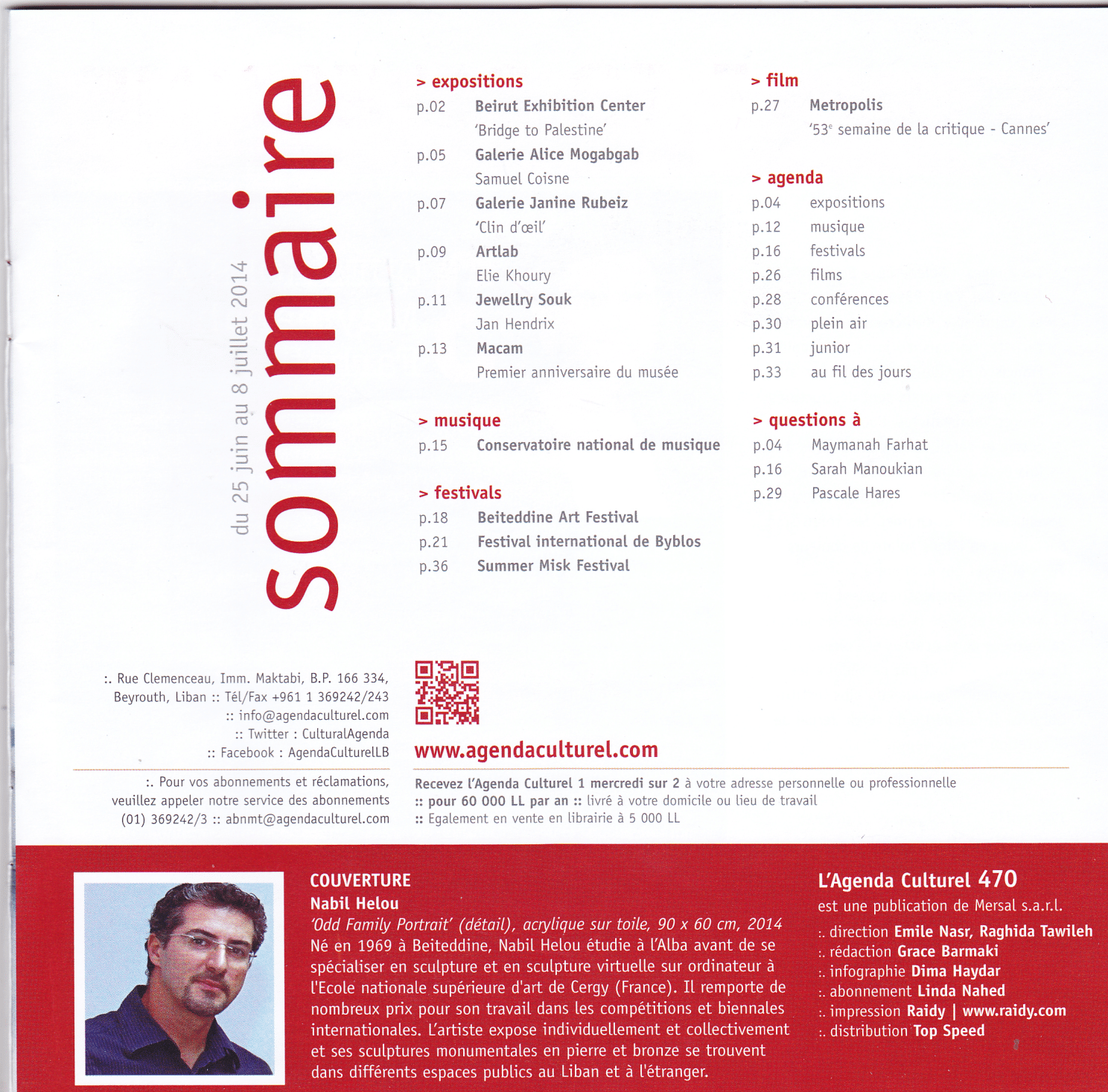 Agenda Culturel