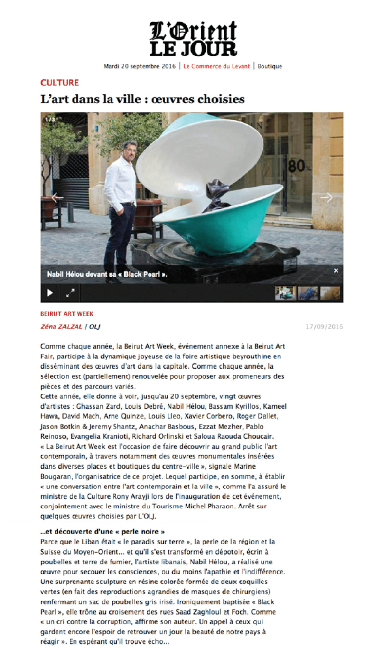 L’orient le jour